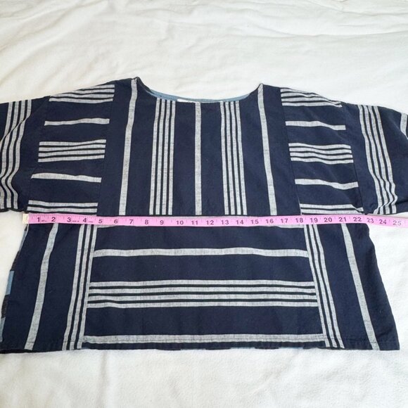 Ace & Jig Clarke Top Selvedge Striped Cotton Size M - Picture 10 of 15